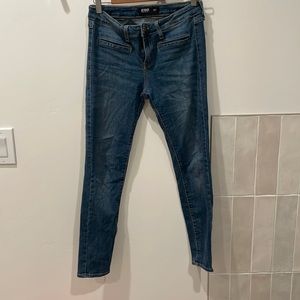 Skinny Blue Jeans, size 38P, Brand is Just Black